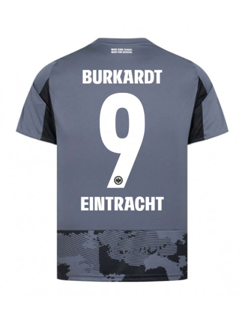 Eintracht Frankfurt Jonathan Burkardt #9 Ausweichtrikot 2025-26 Kurzarm Eintracht Frankfurt Jonathan Burkardt #9 Ausweichtrikot 2025-26 Kurzarm